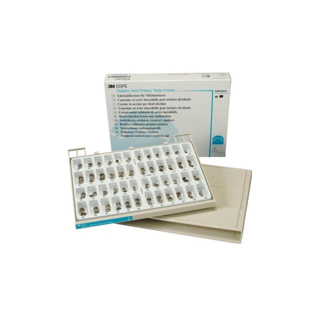 3M™ Stainless Steel Primary Molar Crowns ND-48 Kit