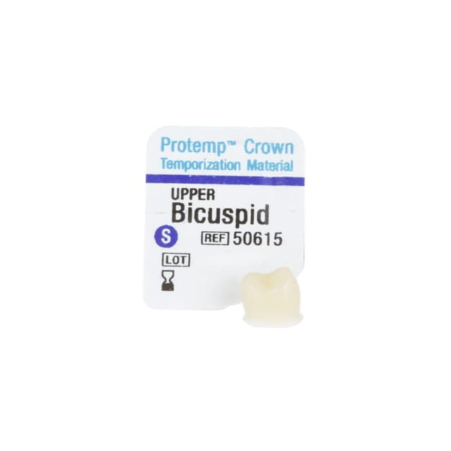 3M™ Protemp™ Crown Temporization Material Bicuspid Upper Small 5 Crowns
