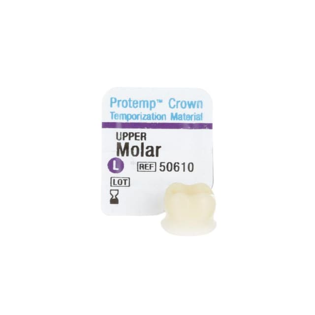 3M™ Protemp™ Crown Temporization Material Molar Upper Large 5 Crowns