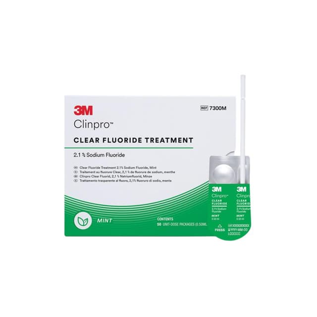 3M™ Clinpro™ Clear Fluoride Treatment Mint Flavor - 50 Pcs