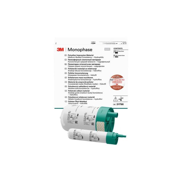 3M™Monophase Polyether Impression Material Single Pack