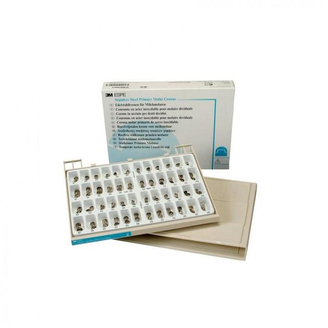 3M™ Stainless Steel Primary Molar Crowns ND-48 Kit