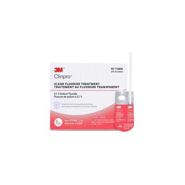 3M™ Clinpro™ Clear Fluoride Treatment Watermelon Flavor - 50 Pcs