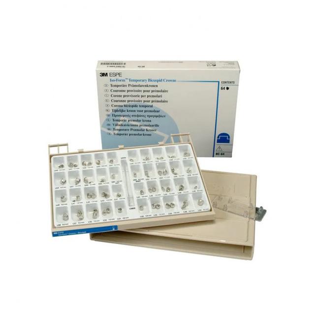 3M™ Iso-Form™ Temporary Bicuspid Crowns BC-64 Kit