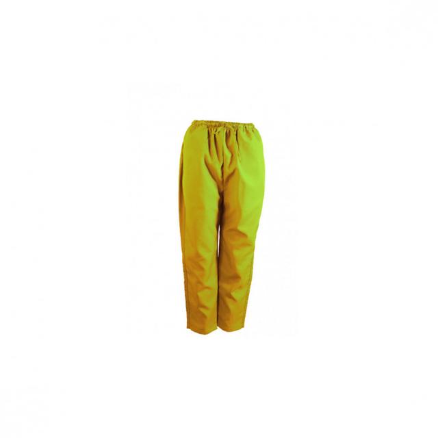 Pants Scrub Uniform Polyester Silky Fabric XX Small Golden Yellow