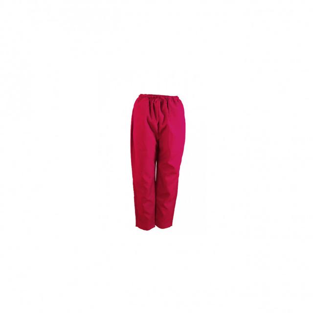 Pants Scrub Uniform Polyester Silky Fabric Small Dark Pink