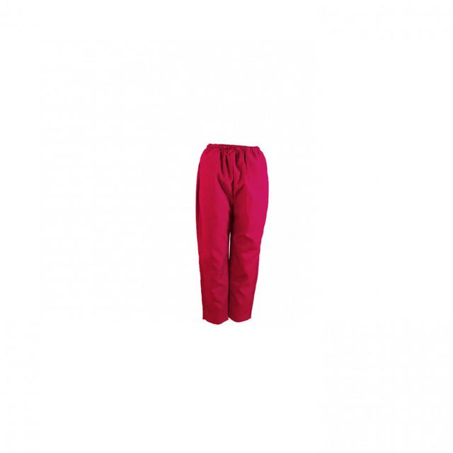 Pants Scrub Uniform Polyester Silky Fabric X Large Dark Pink